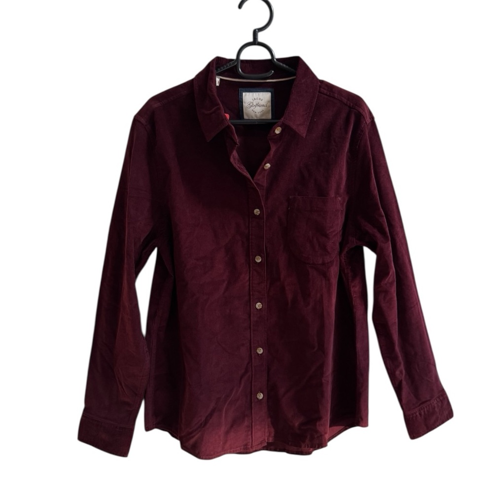 Jachs New York Rich Burgundy Corudroy Shirt for Women